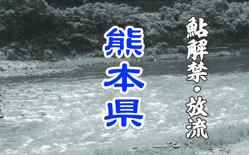 熊本県のアユ釣り解禁